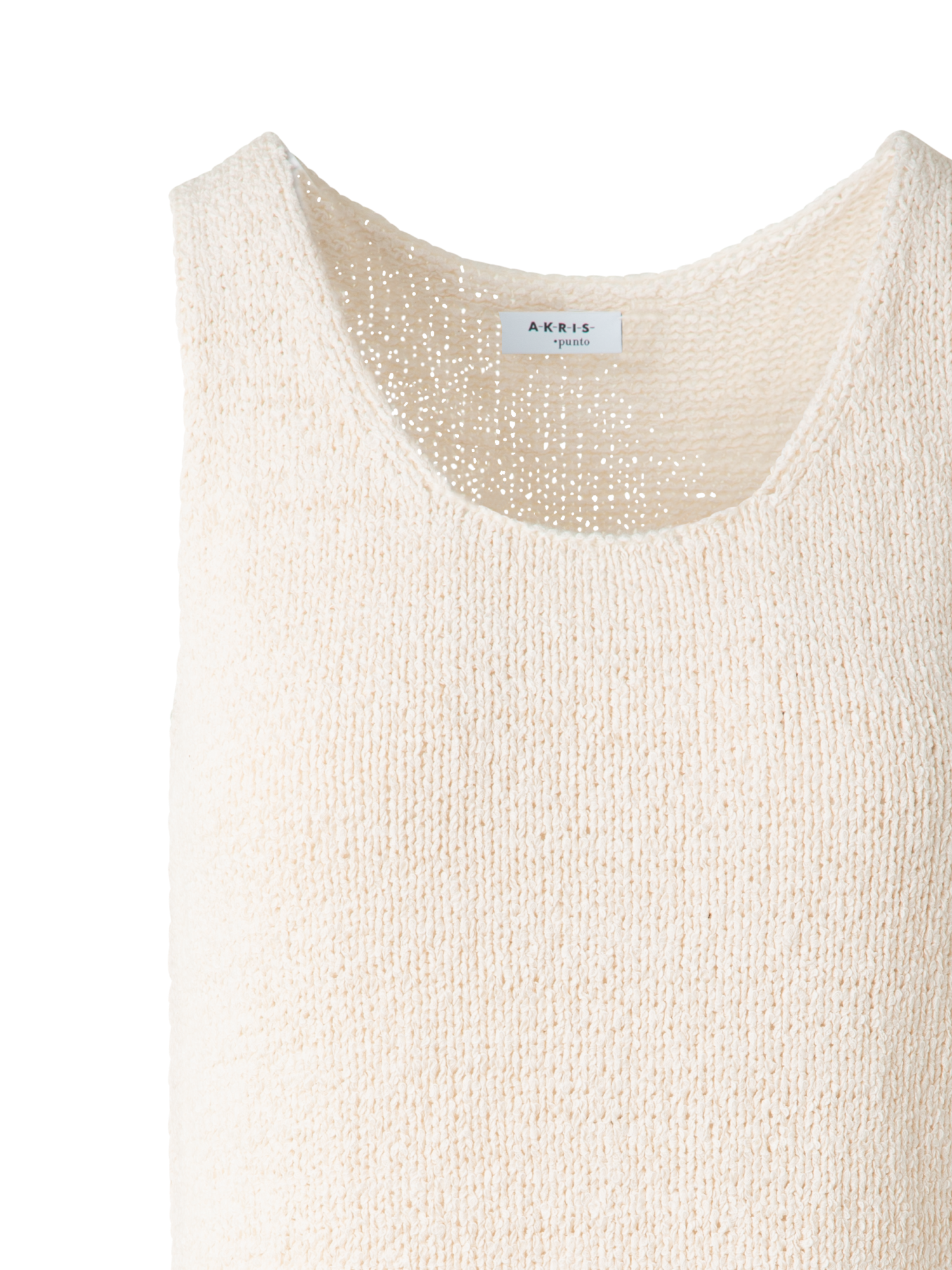 Designer Chunky-Tank-Top - Beige
