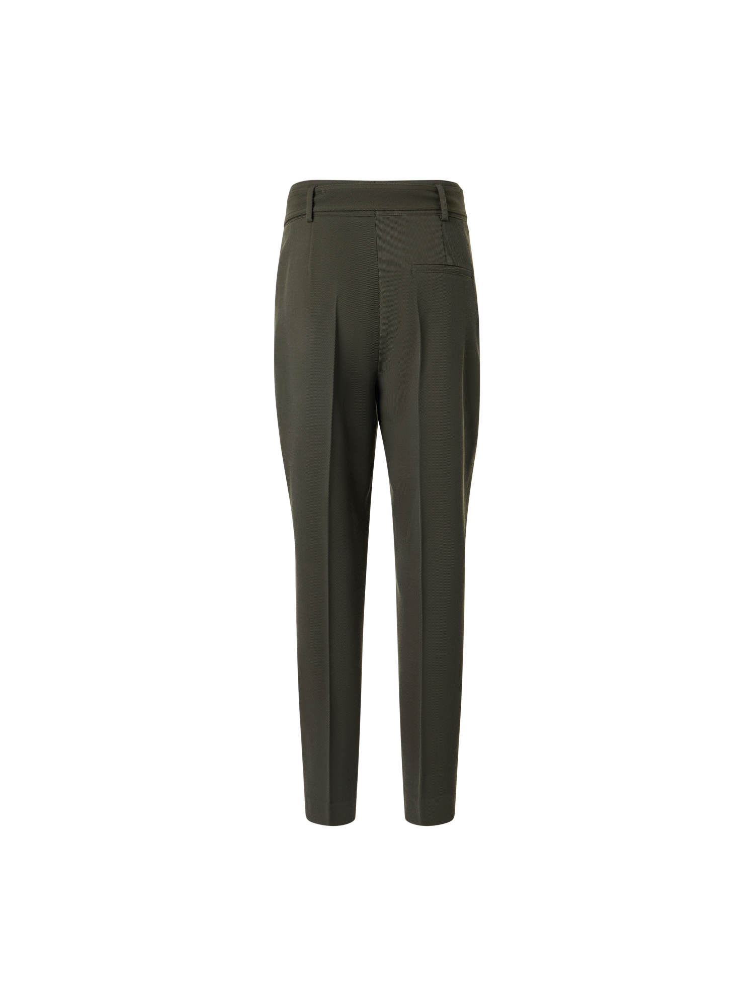Designer Fred Tapered Hose aus Woll-Tricotine - Grün