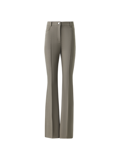 Designer Farid Bootcut-Hose aus Baumwolldenim - Beige