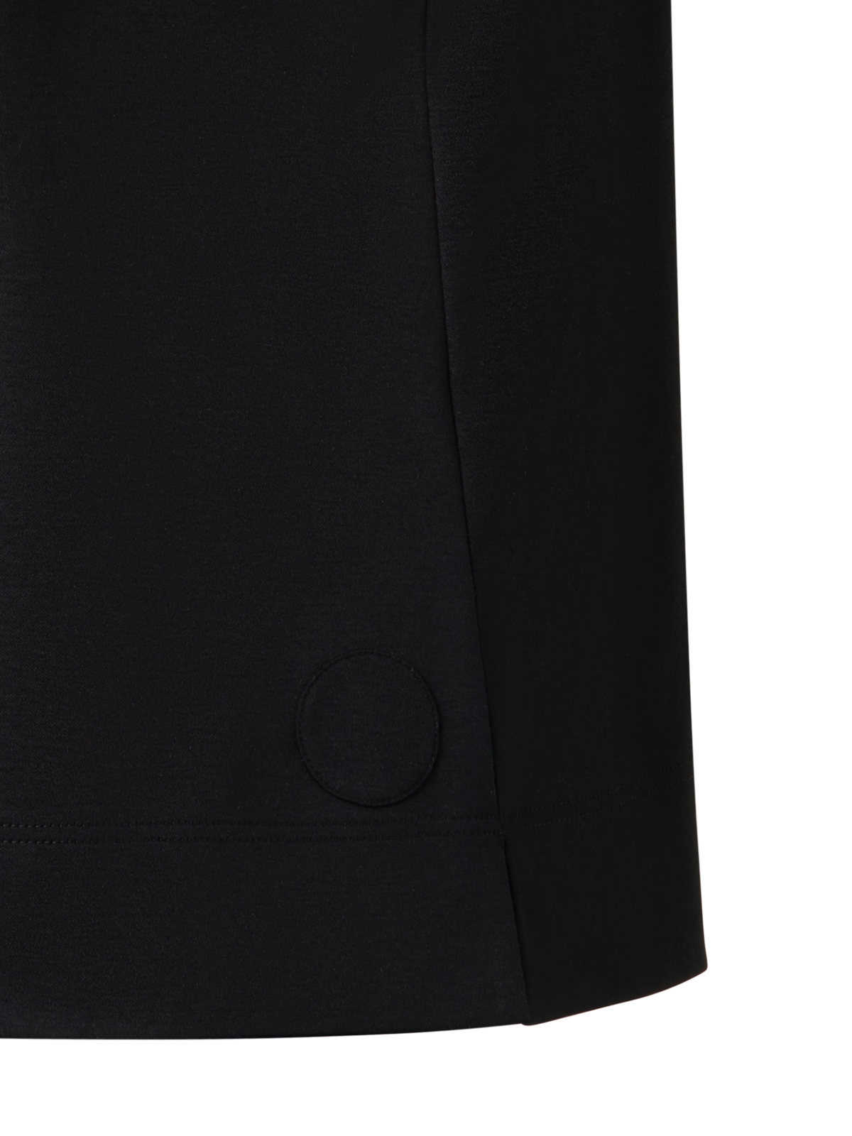 Designer T-Shirt mit Puffärmeln aus Baumwoll-Jersey - Schwarz