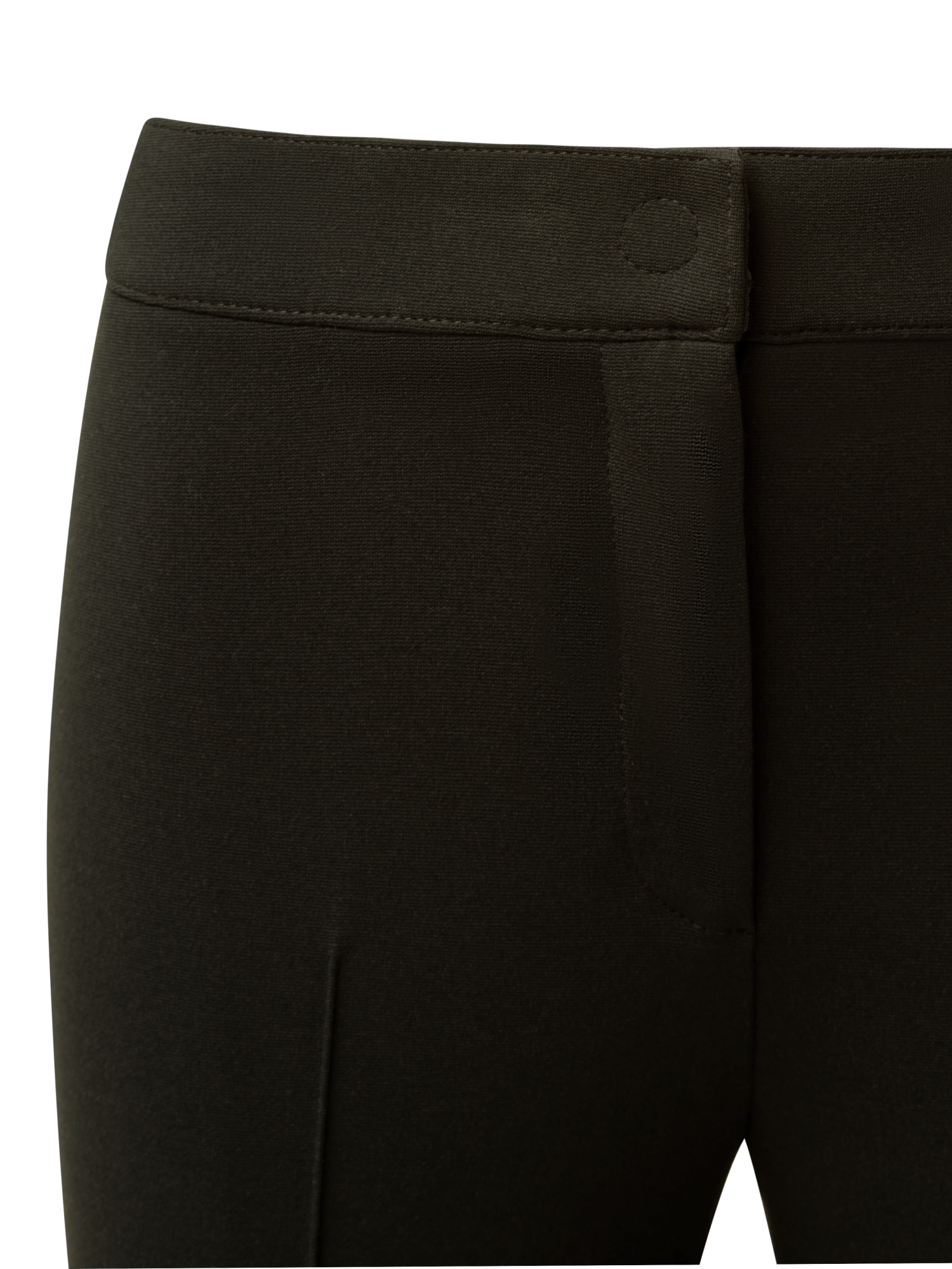 Designer Skinny Hose aus Jersey-Stretch - Braun