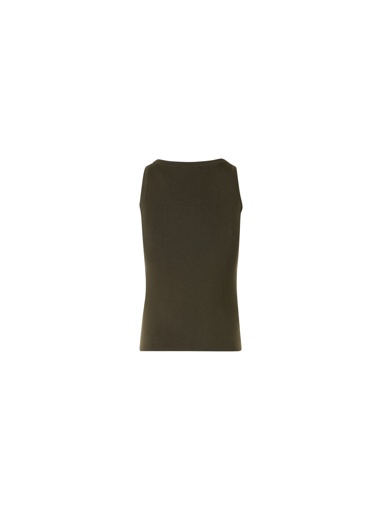 Designer Ärmelloses Stricktop aus Baumwolle - Grün