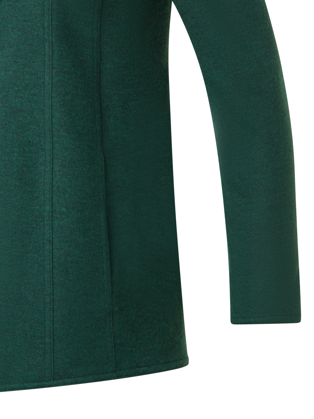 Designer Lange Blazerjacke aus Kaschmir-Jersey - Grün