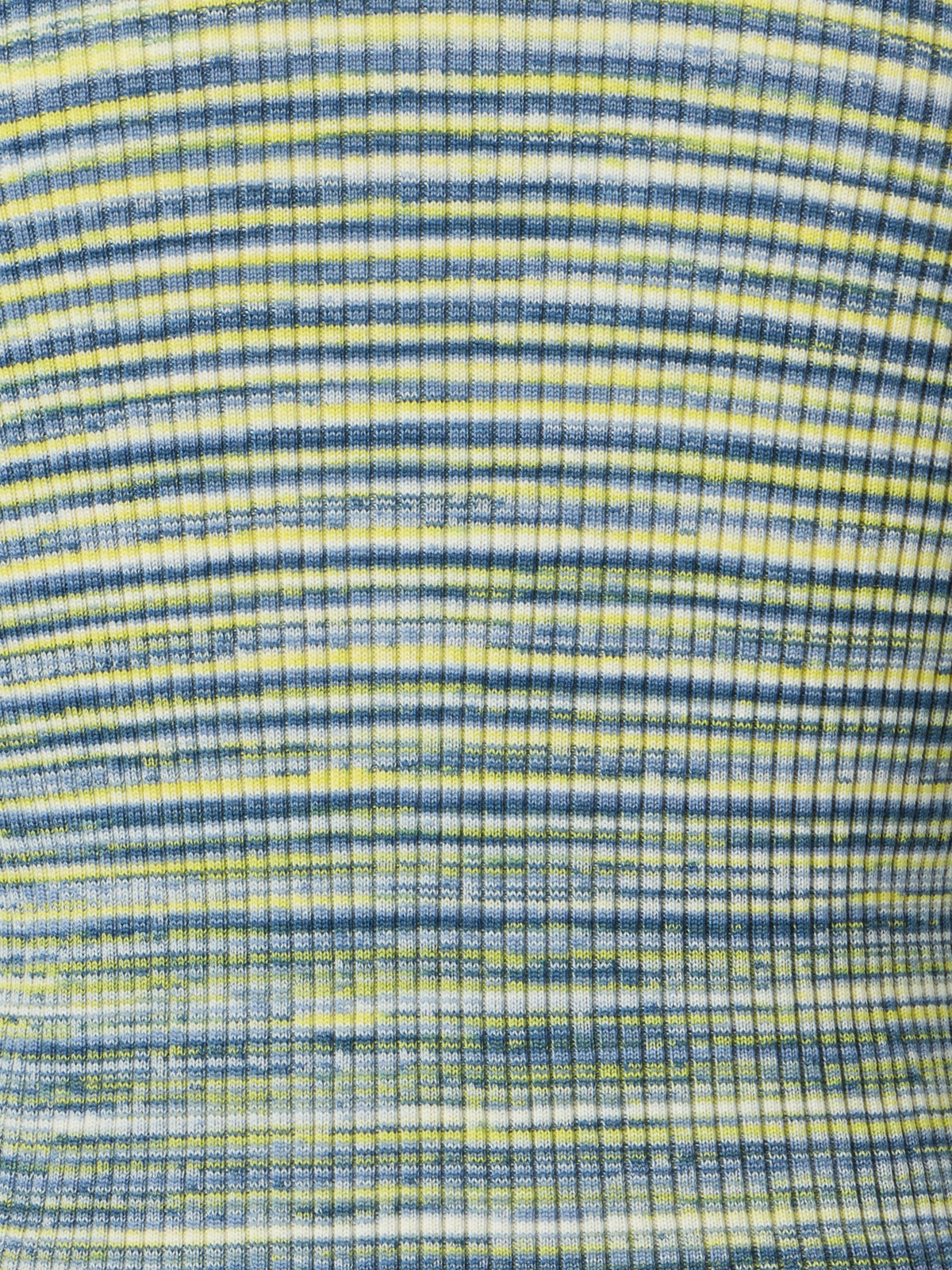 Designer Space-Dye-Rippstrick-Cardigan aus Merinowolle - Bunt