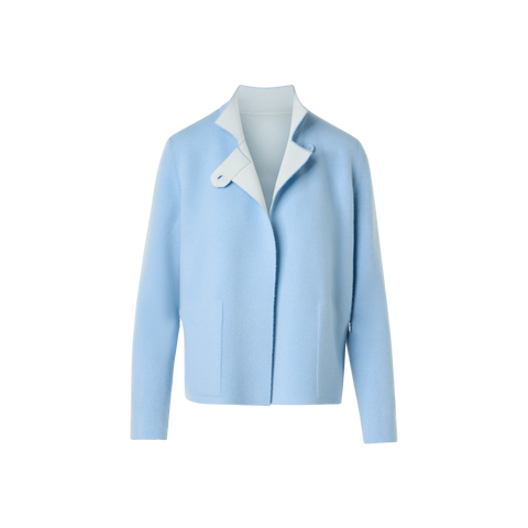 Wendejacke aus Kaschmir-Doubleface