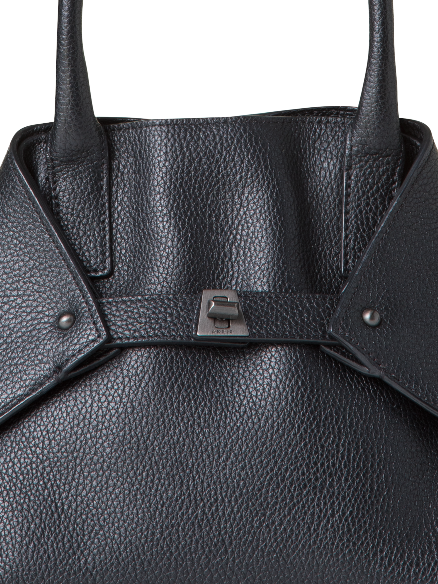 Designer Ai Little Top Handle Tote - Schwarz