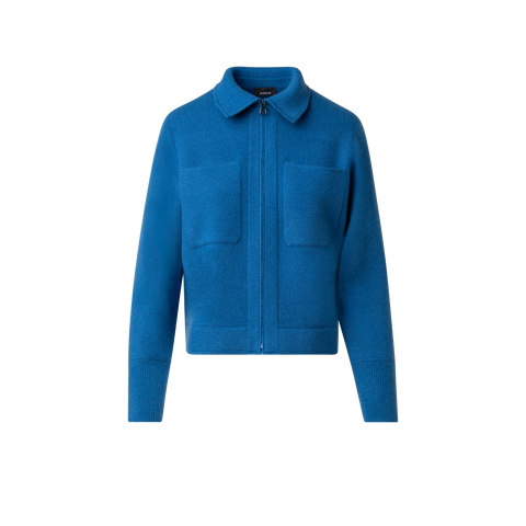 Kurze Kaschmir-Strickjacke