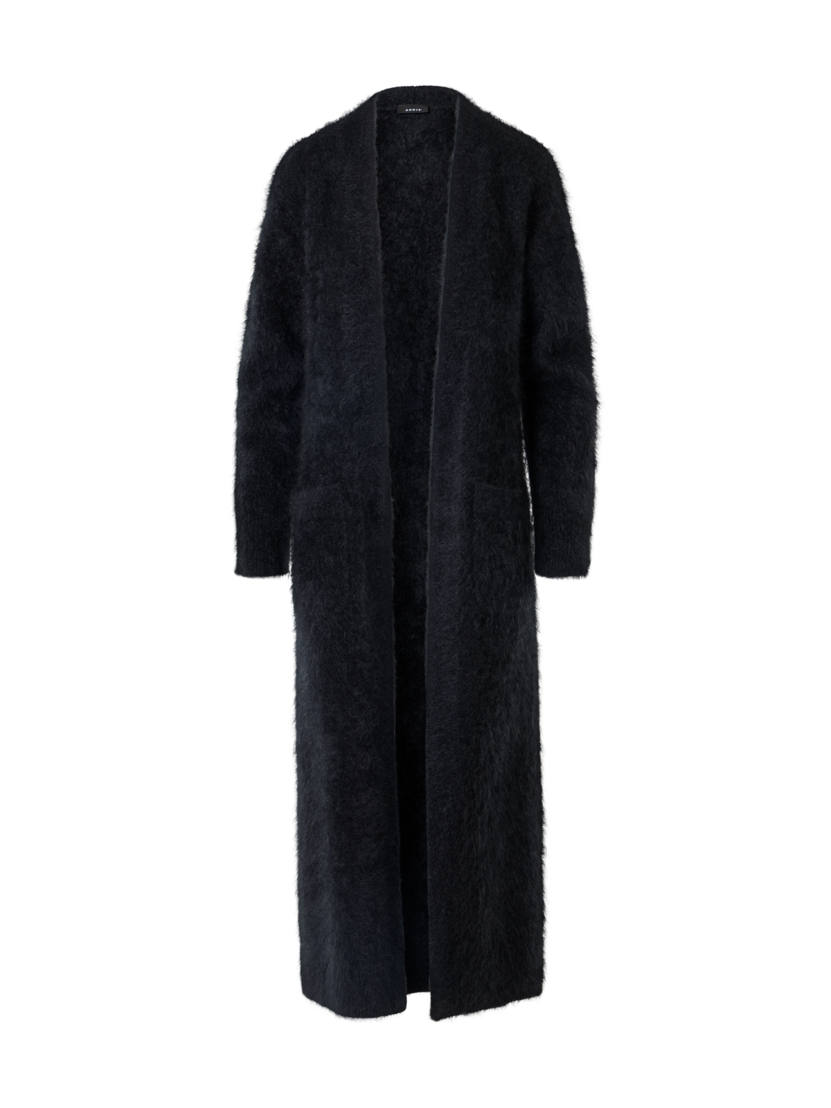 Designer Maxi-Strickmantel aus Cloud Cashmere - Grau