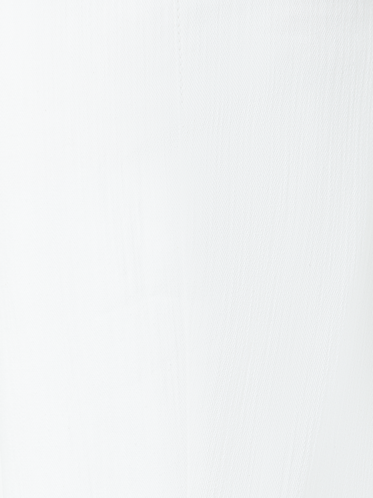 Designer Schlaghose aus Baumwoll-Denim - Ecru - Weiss