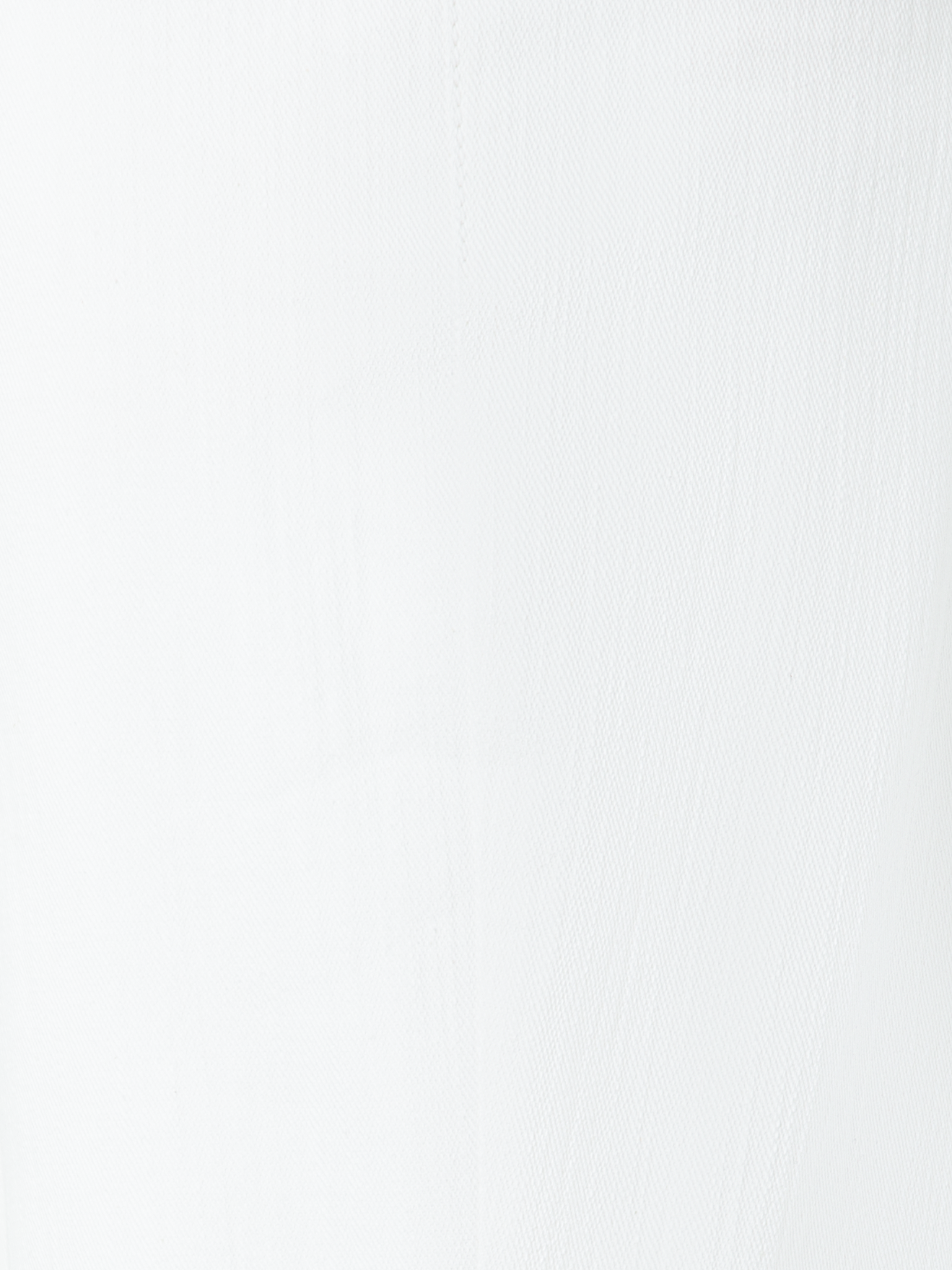 Designer Schlaghose aus Baumwoll-Denim - Ecru - Weiss