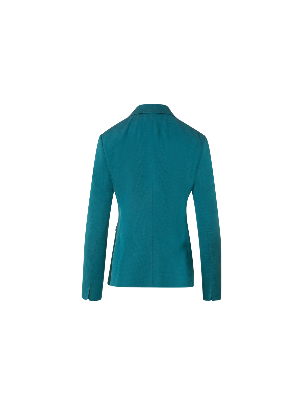 Designer Blazer aus Baumwoll-Seiden-Doubleface - Grün