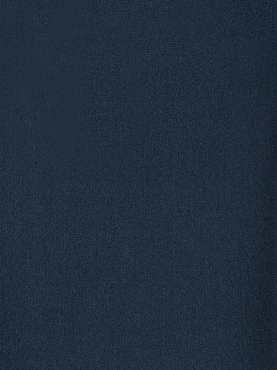 Designer Ärmellose Seidenbluse - Dunkelblau - Blau