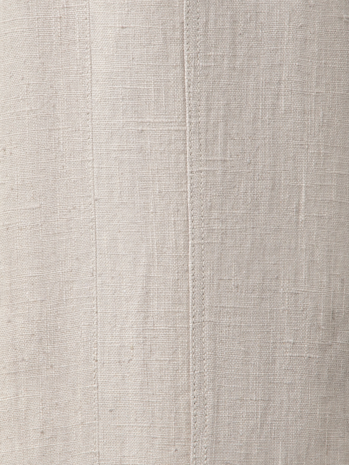 Designer Culotte-Hose aus naturbelassenem Leinen - Beige