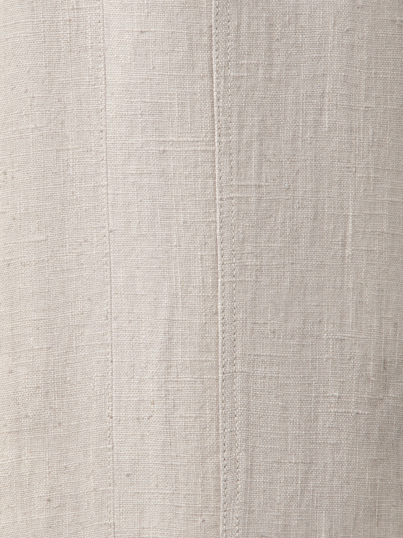 Designer Culotte-Hose aus naturbelassenem Leinen - Beige