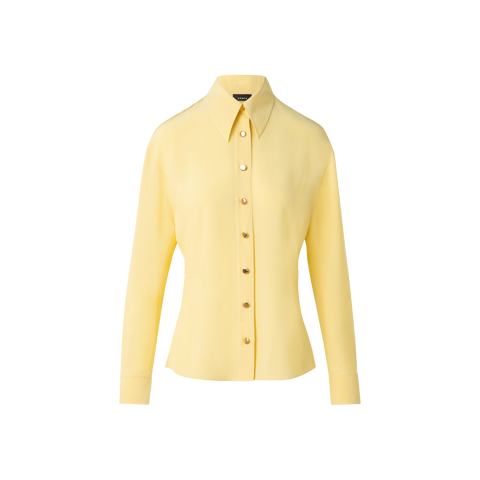 Taillierte Seidenbluse