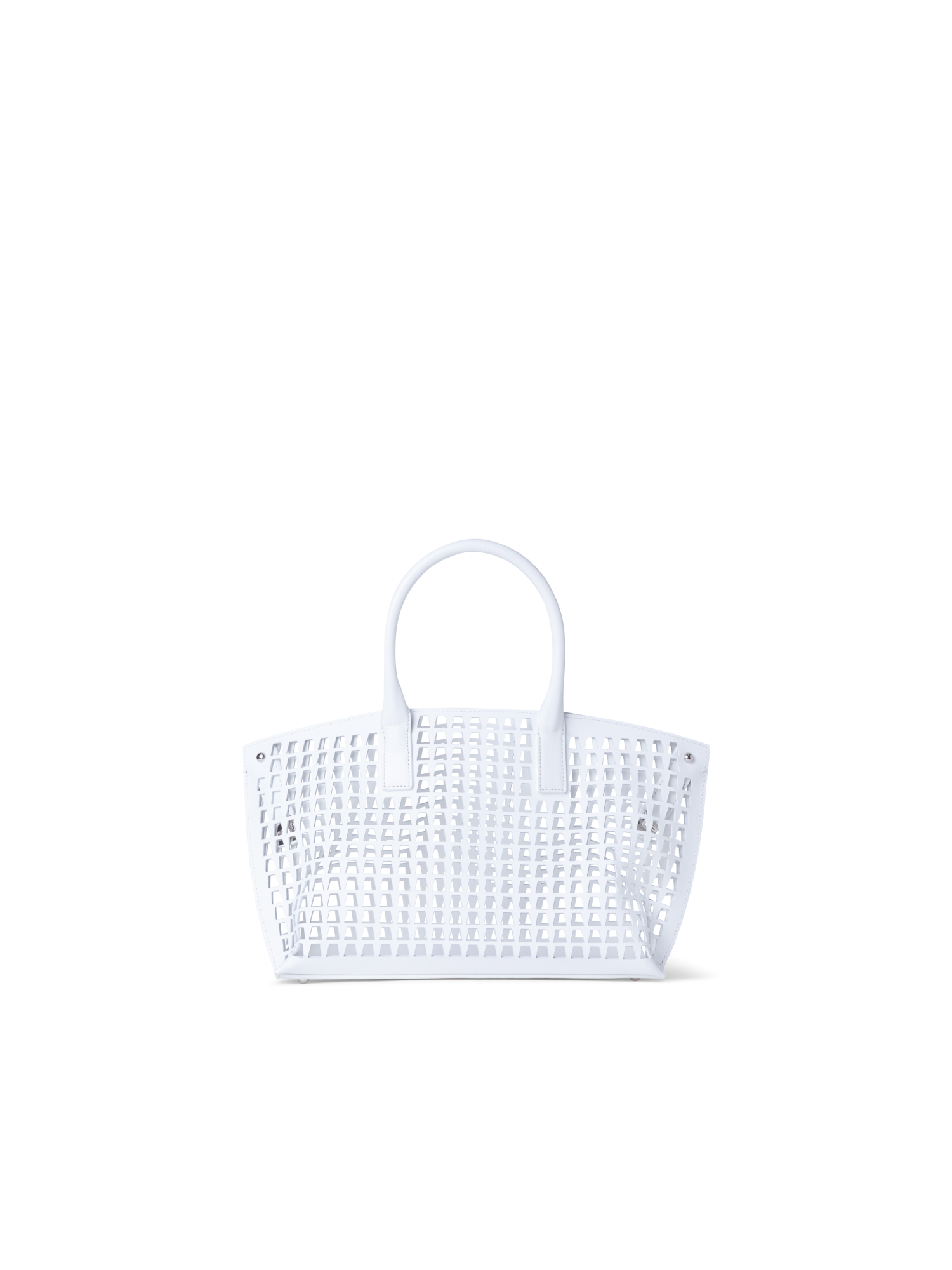 Designer Ai Little Top Handle Tote - Weiss