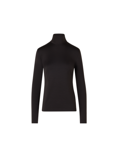Designer Tailliertes Modal-Shirt mit Punto Dot Detail - Braun