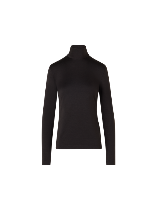 Designer Tailliertes Modal-Shirt mit Punto Dot Detail - Braun