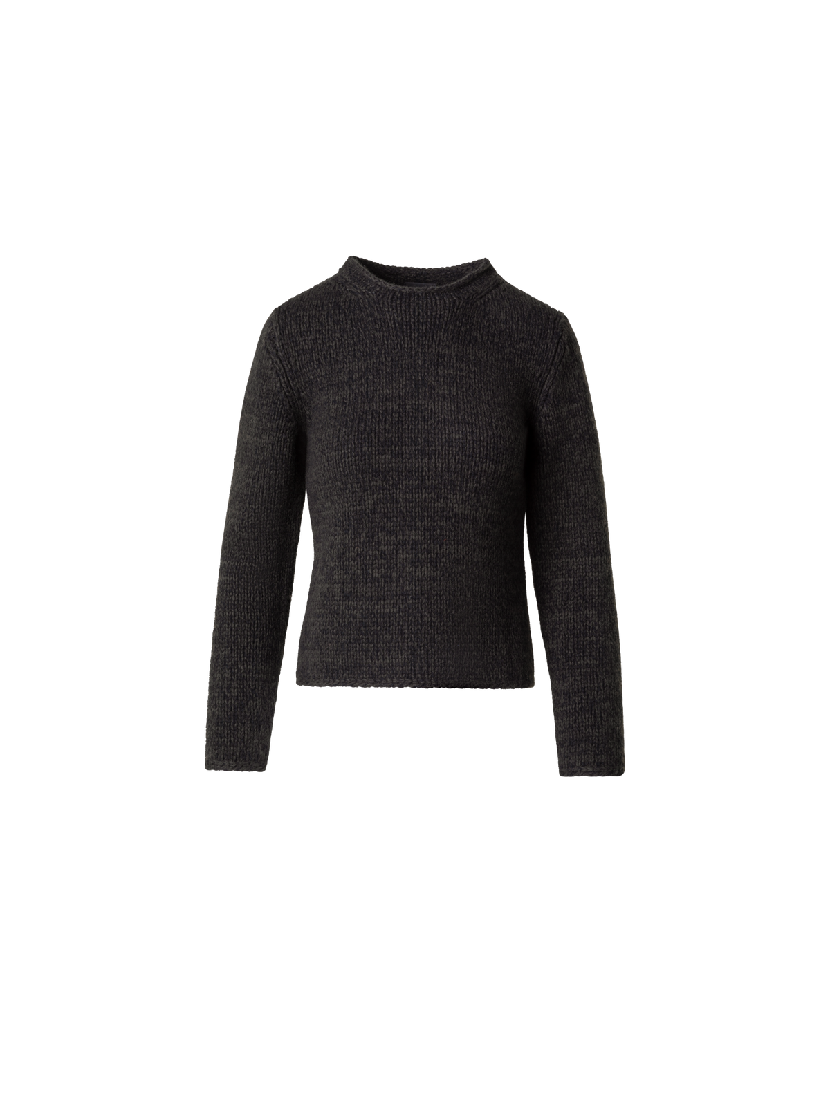 Designer Mouliné Grobstrickpullover aus Kaschmirwolle - Grün - Bunt