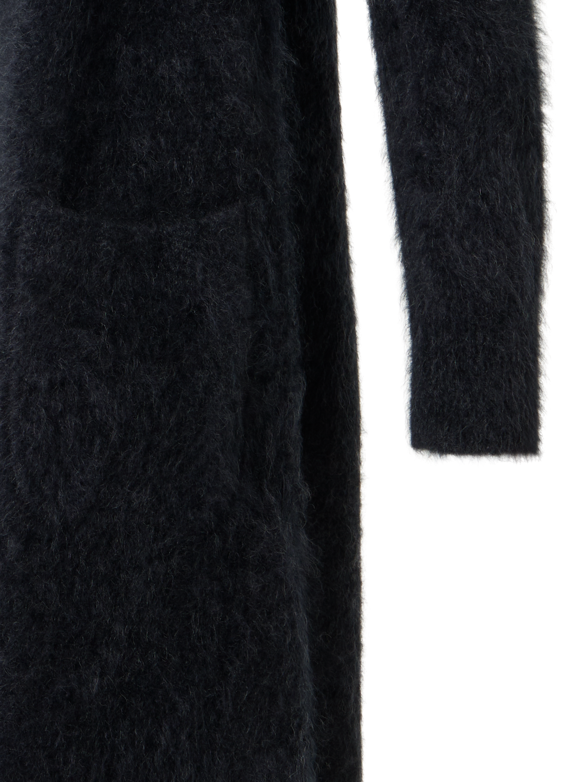 Designer Maxi-Strickmantel aus Cloud Cashmere - Grau