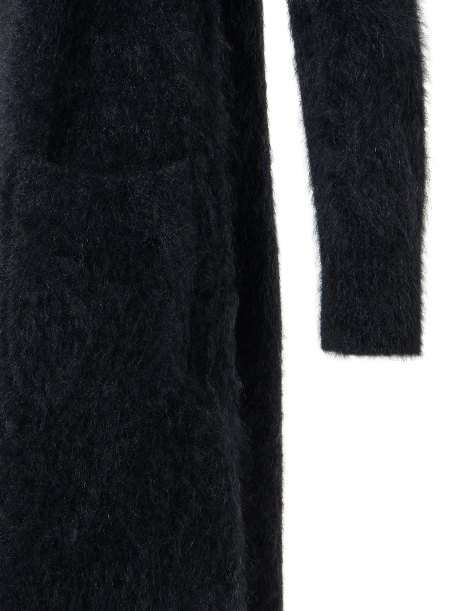 Designer Maxi-Strickmantel aus Cloud Cashmere - Grau