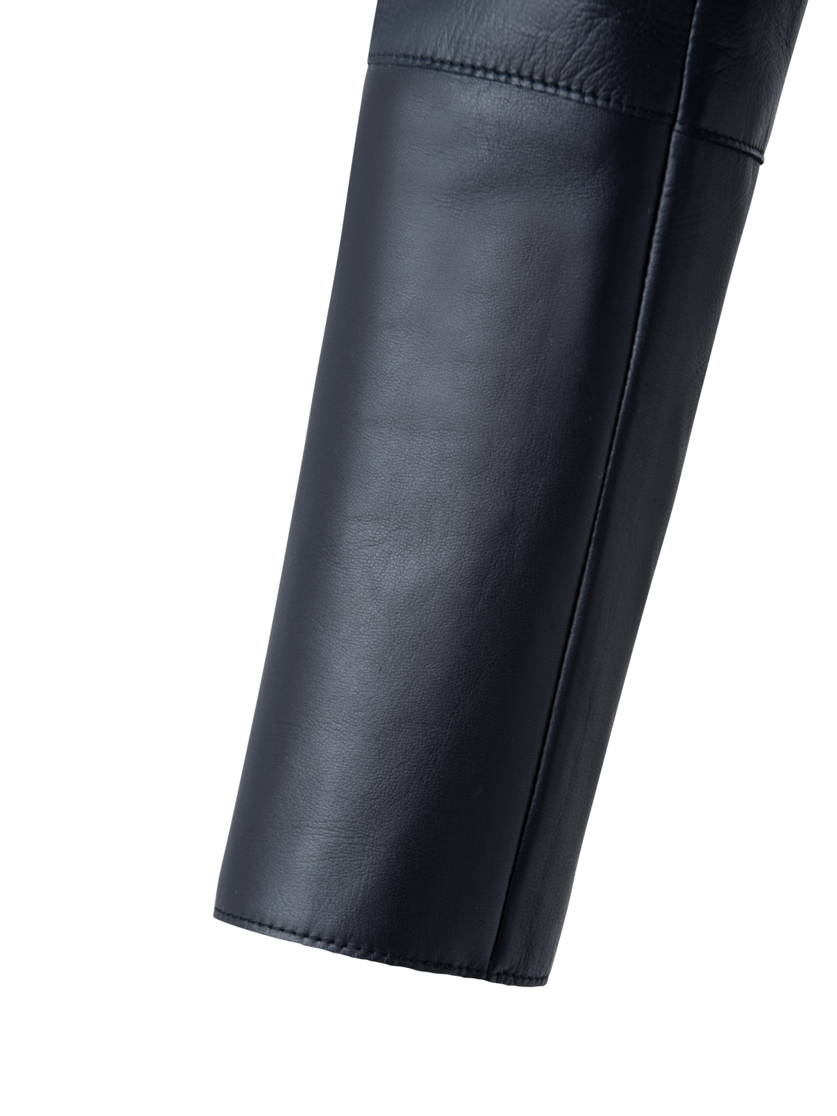 Designer Kurze Lederjacke - Dunkelblau - Blau