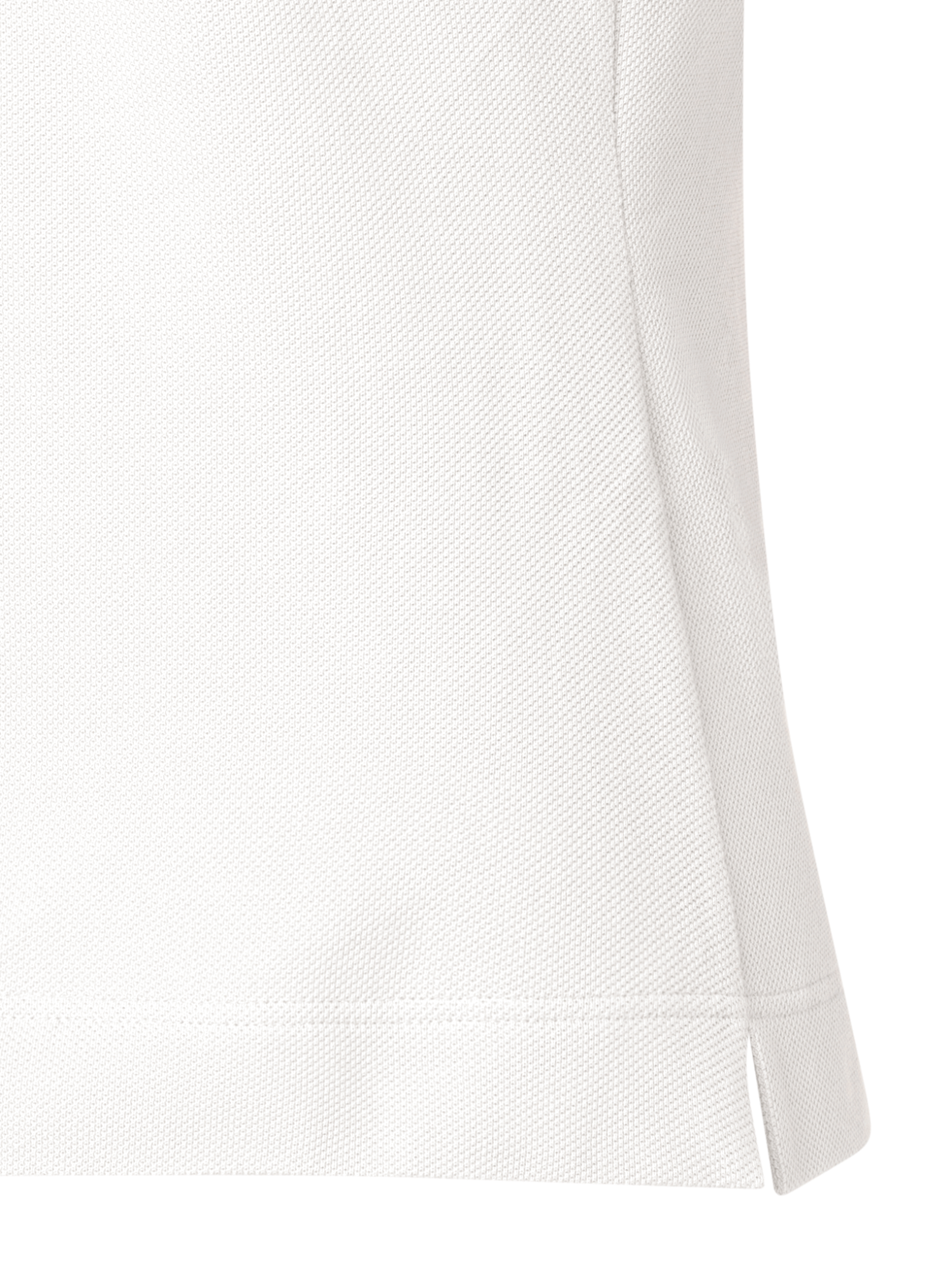 Designer Baumwoll-Poloshirt - Weiss