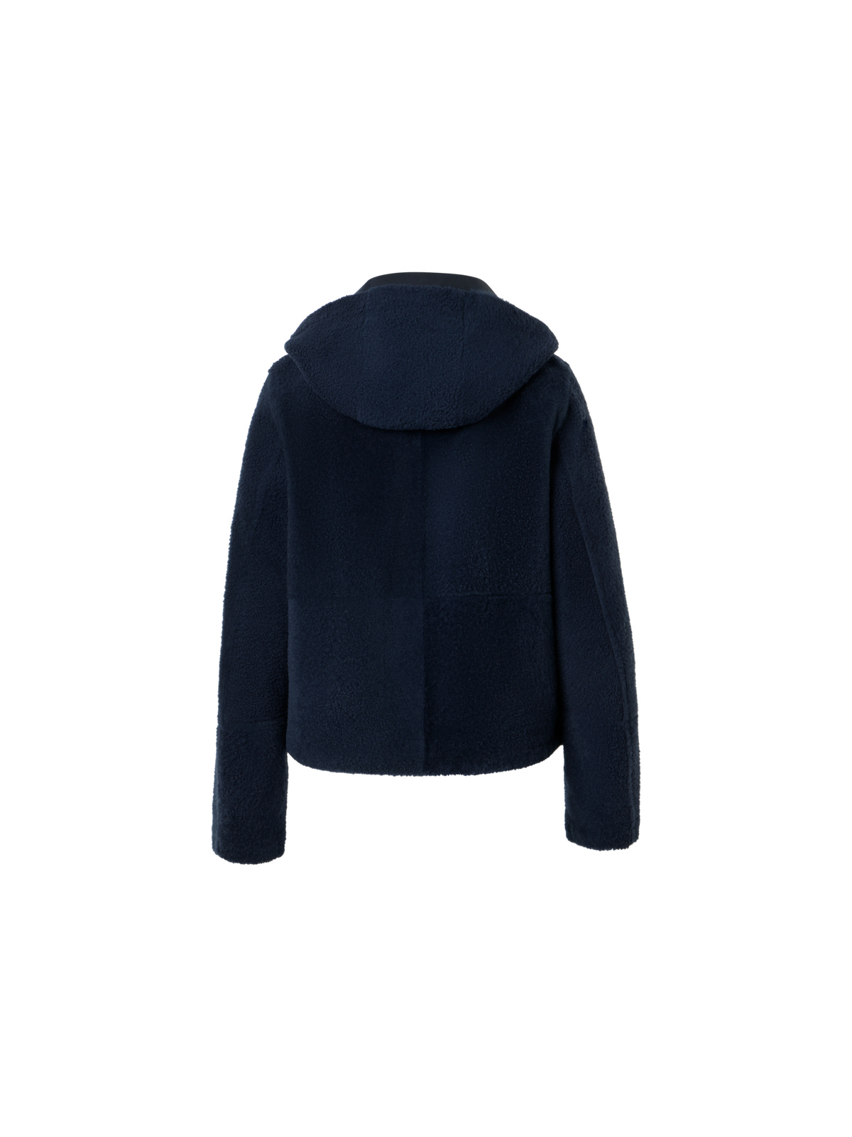 Designer Dino Shearling Jacke - Schwarz