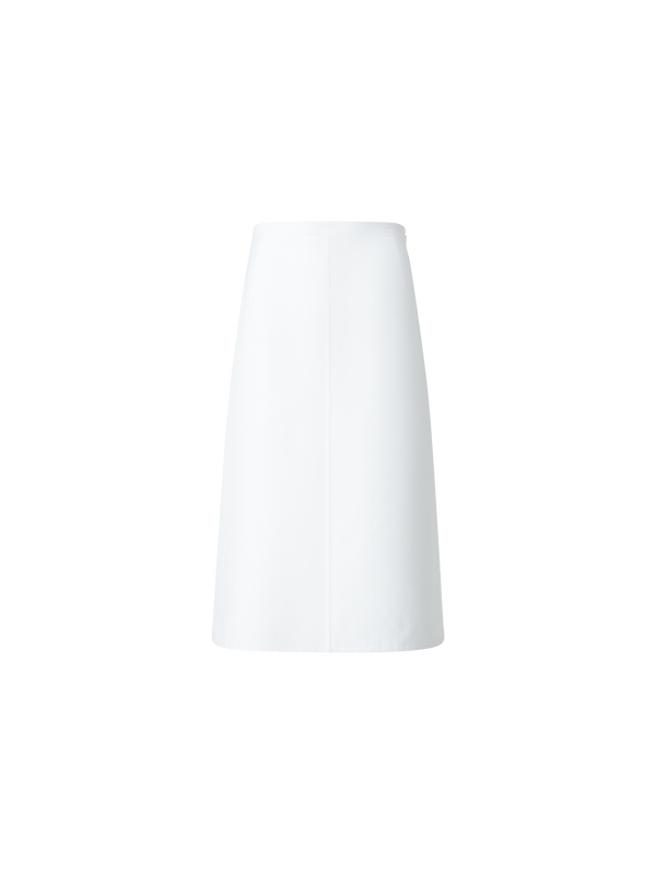 Designer Rock aus Baumwoll-Seide-Double-Face - Ecru