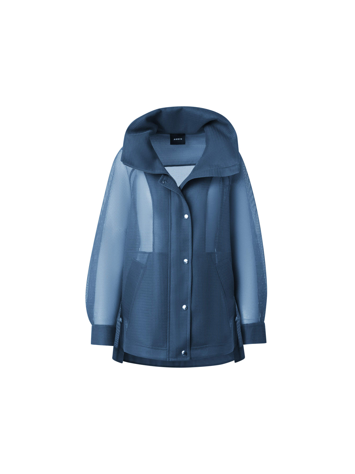 Designer Wasserabweisender Oversize-Parka - Blau