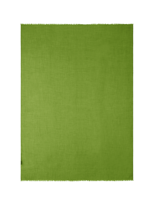 Designer Schal aus Kaschmir-Seide - Grün