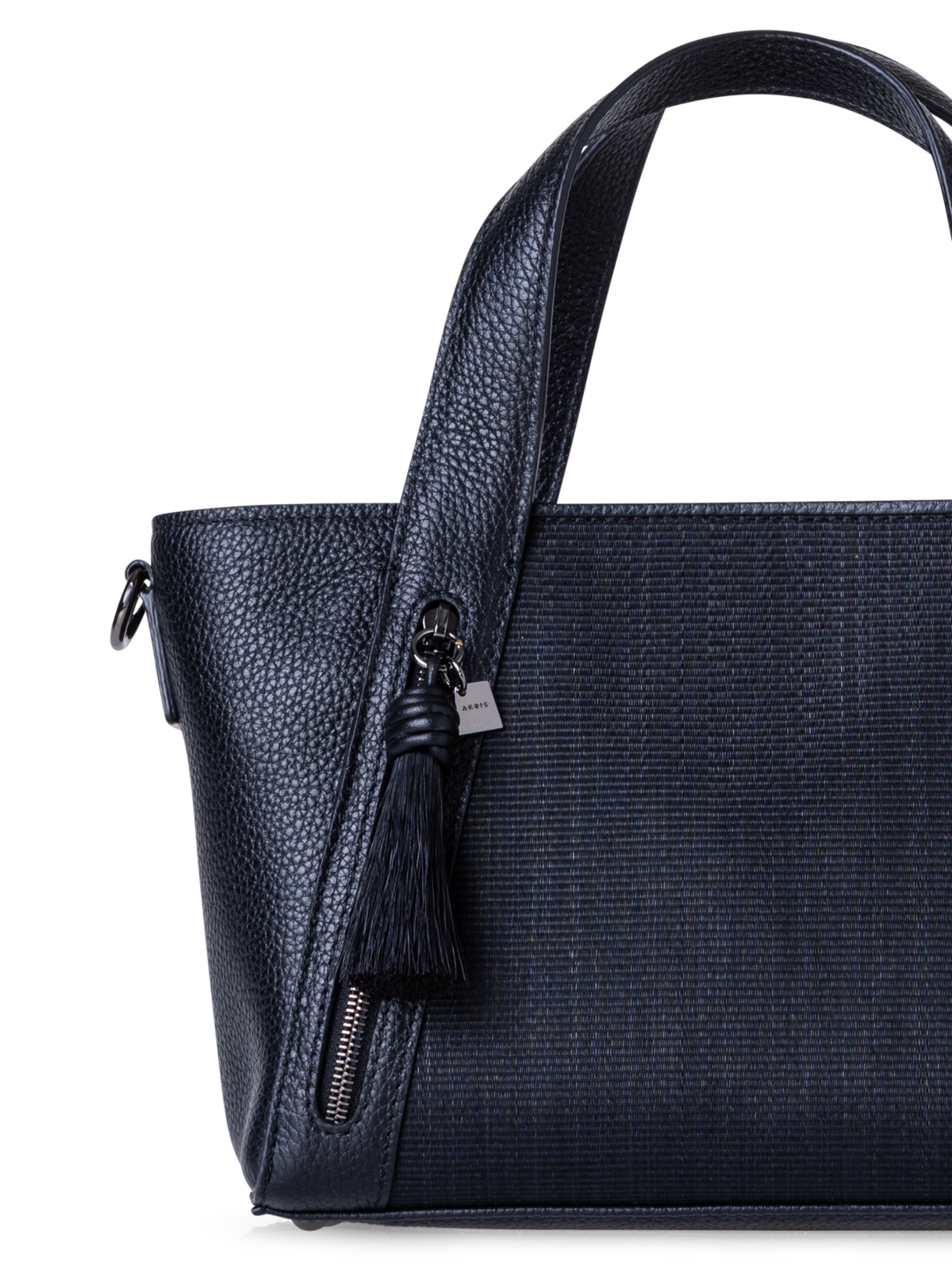 Designer Alexa Little Zip Top Handle Tote - Schwarz