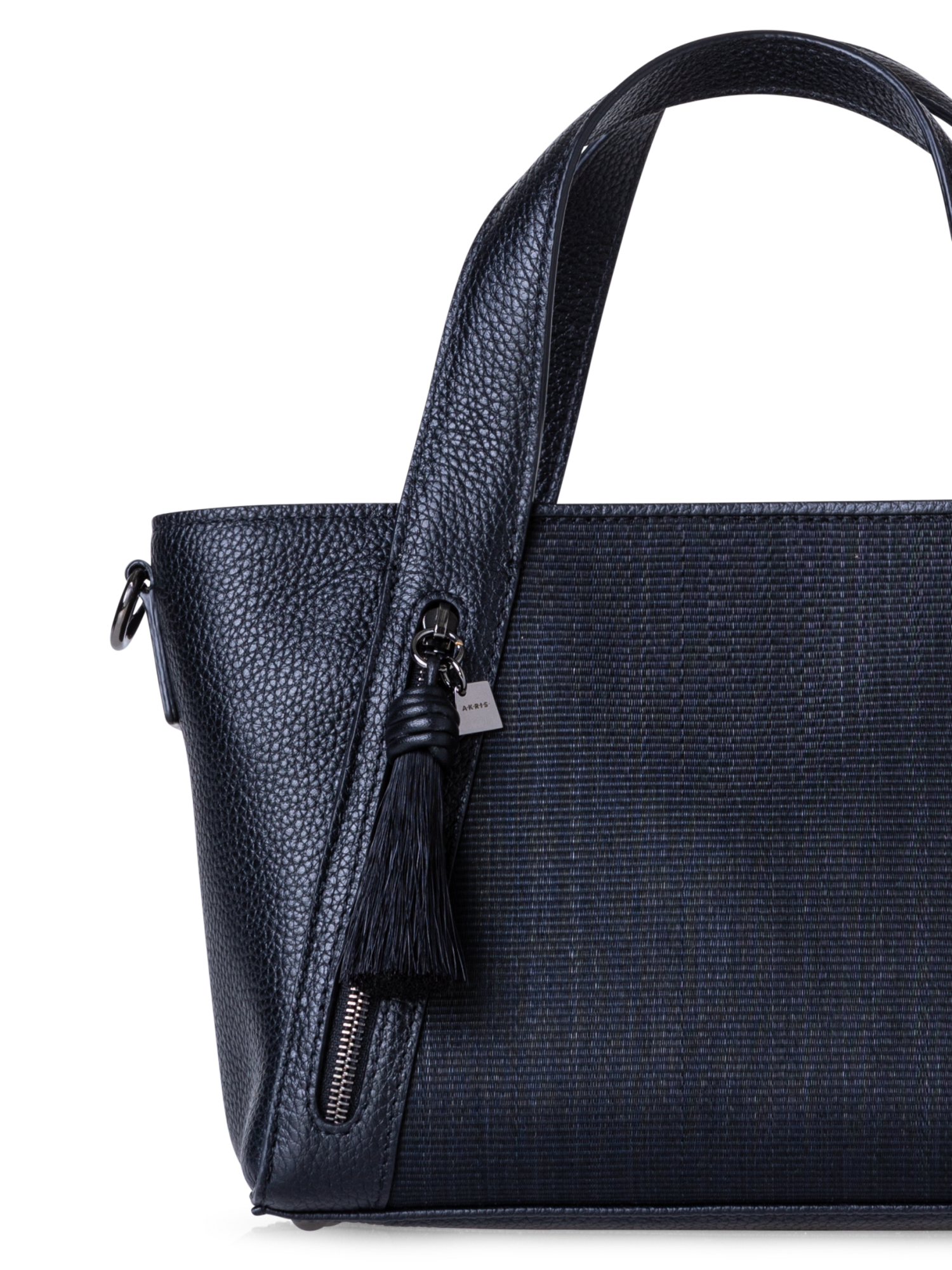 Designer Alexa Little Zip Top Handle Tote - Schwarz