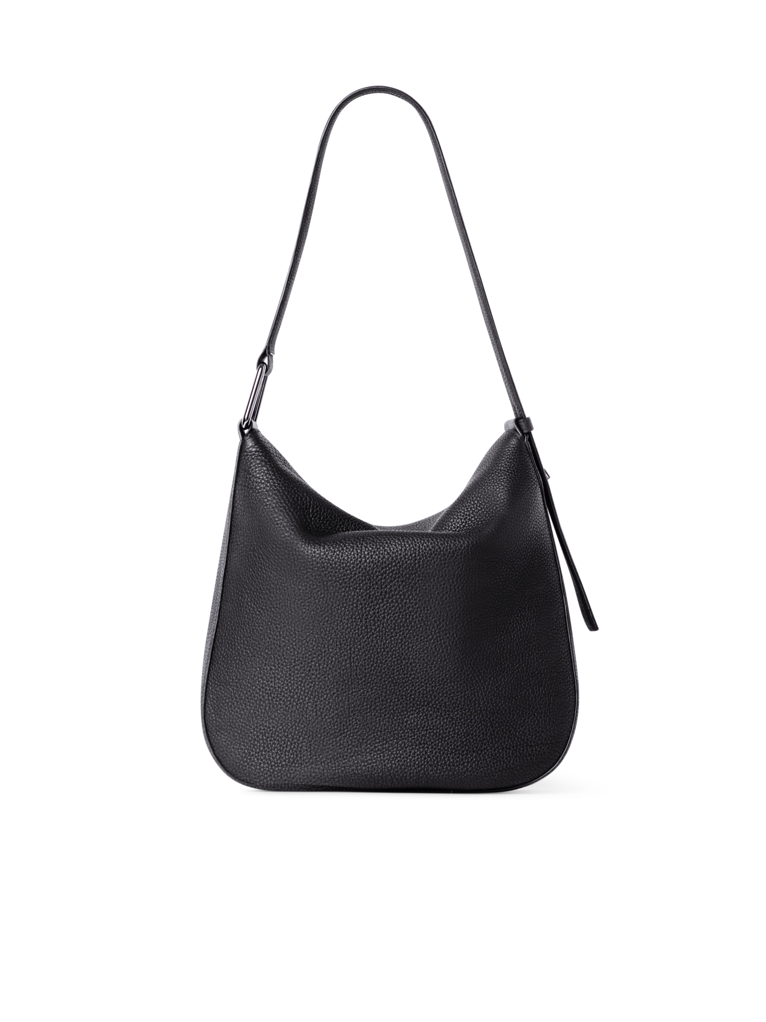 Designer Anna Medium Hobo Bag - Schwarz