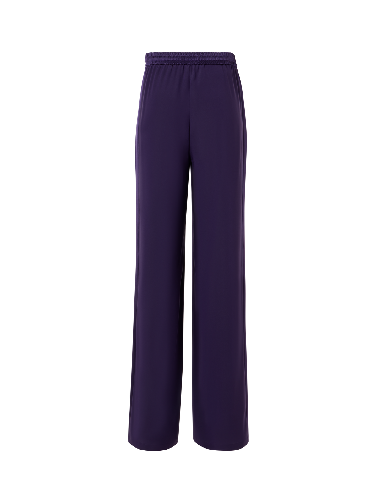 Designer Filibert Straight-Leg Hose aus Stretch-Seide - Violett