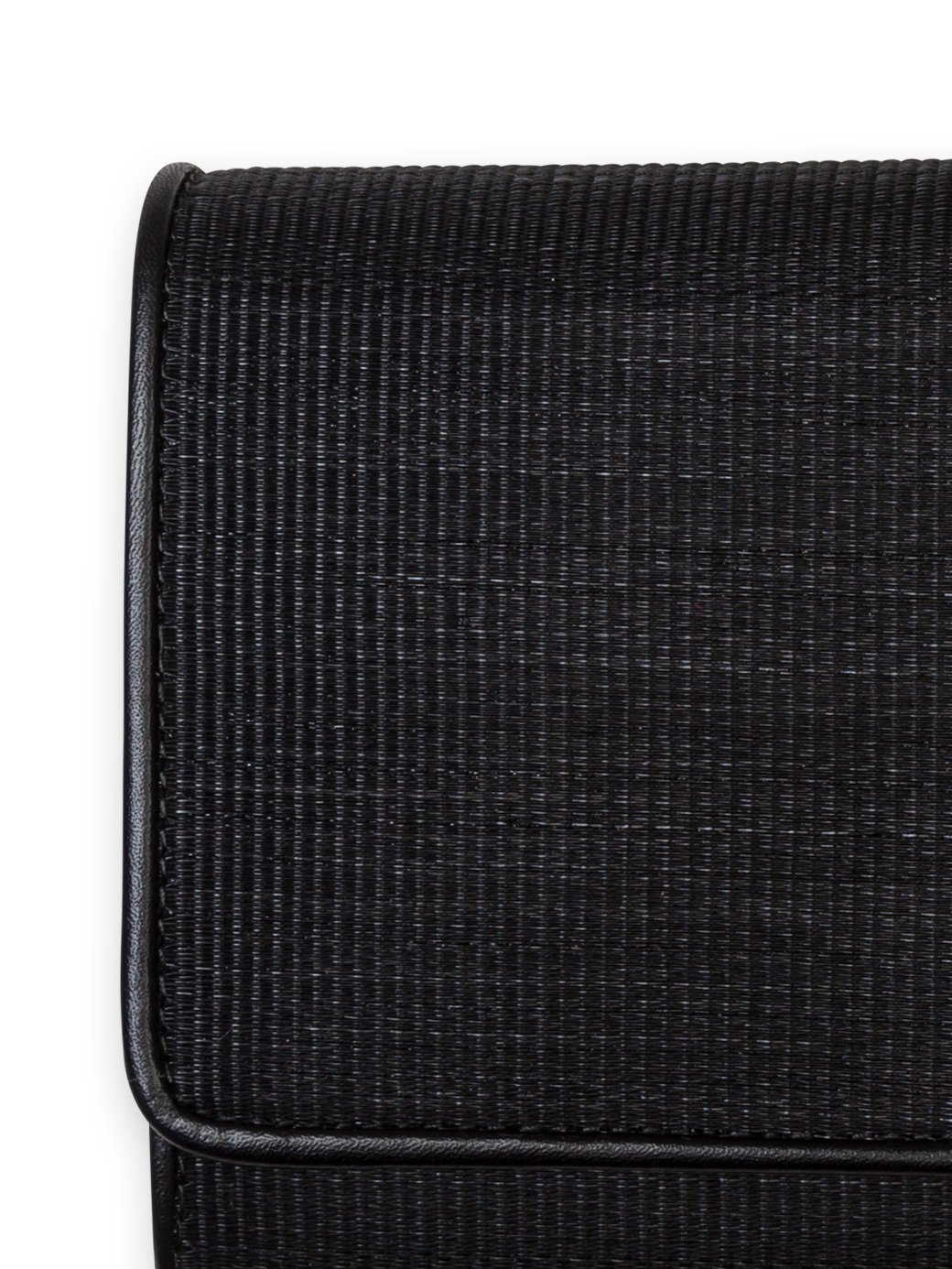 Designer Long Flap Wallet - Schwarz