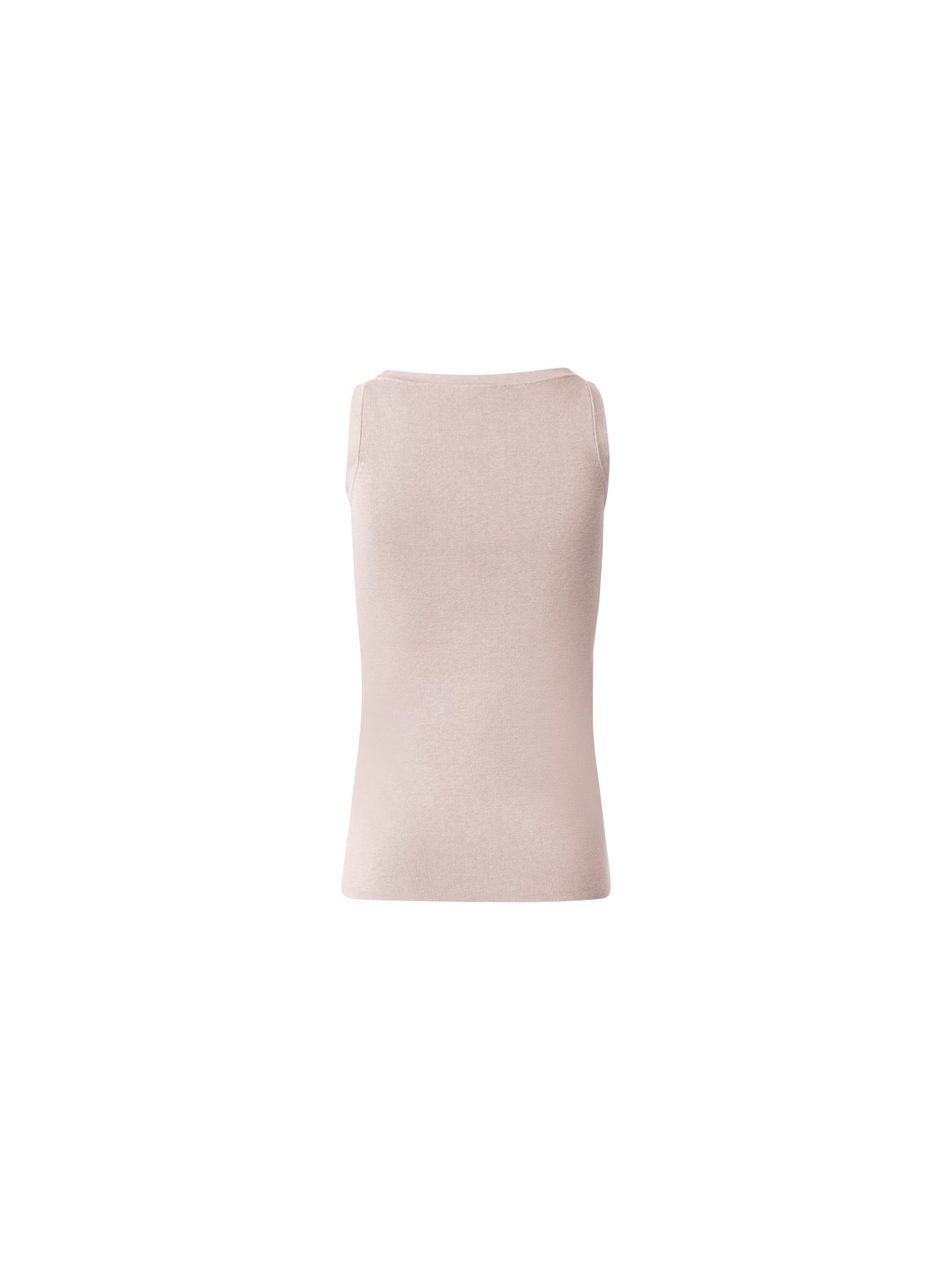 Designer Ärmelloses Top mit Rundhalsausschnitt - Beige
