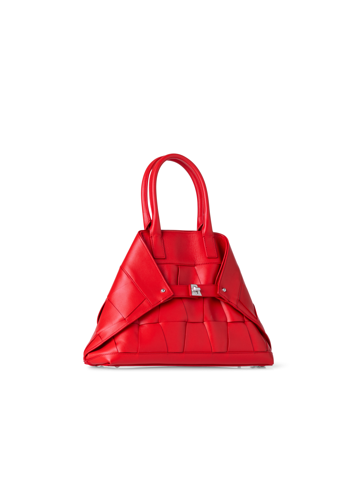 Designer Ai Small Top Handle Tote - Rot