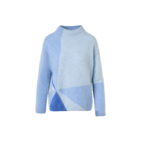 Cloud-Kaschmirpullover mit Sunbeam-Intarsie