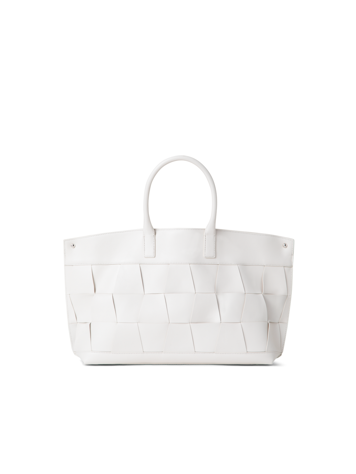 Designer Ai Small Top Handle Tote - Ecru - Weiss