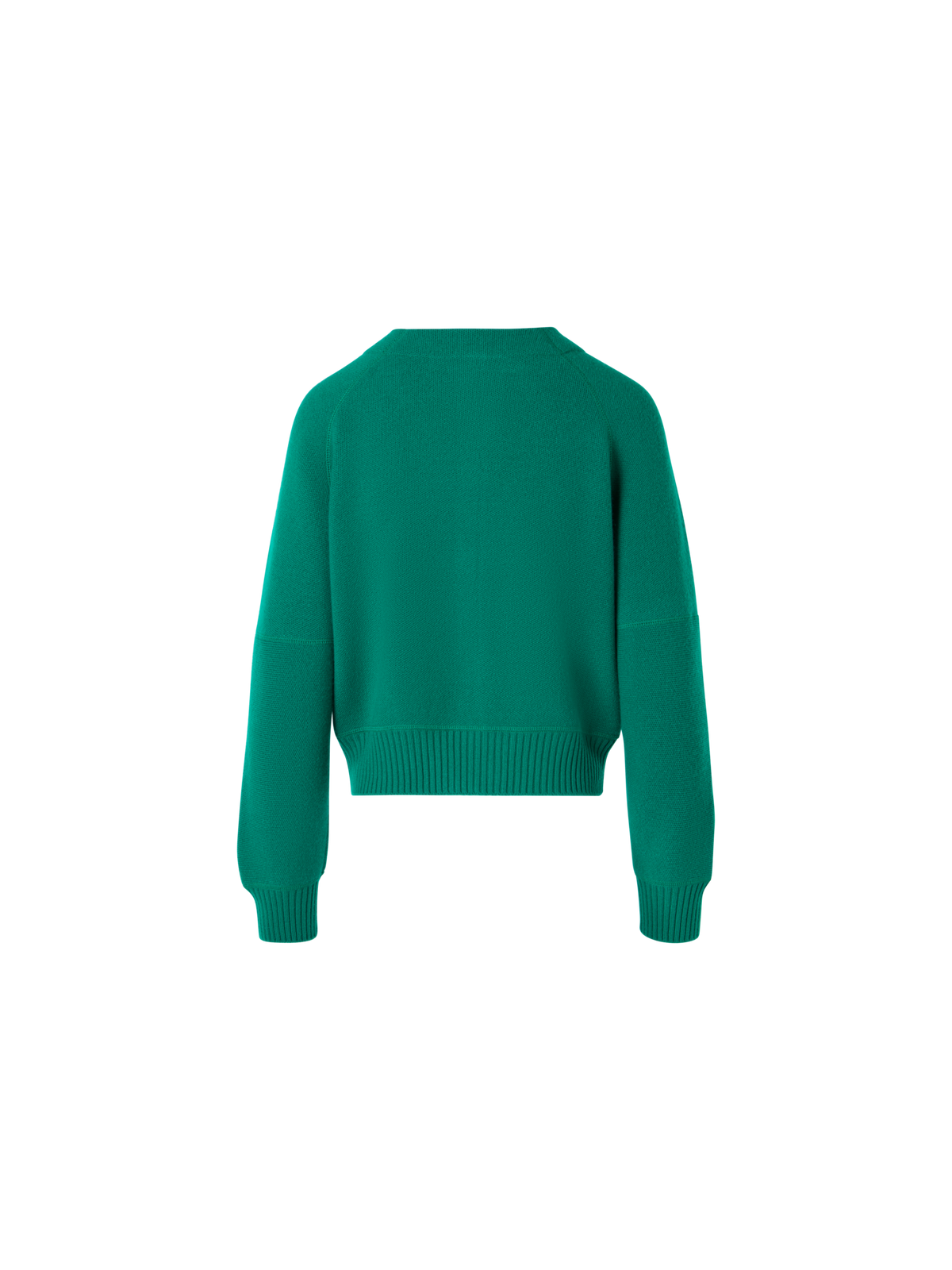 Designer Strickjacke aus Kaschmir-Piqué - Grün