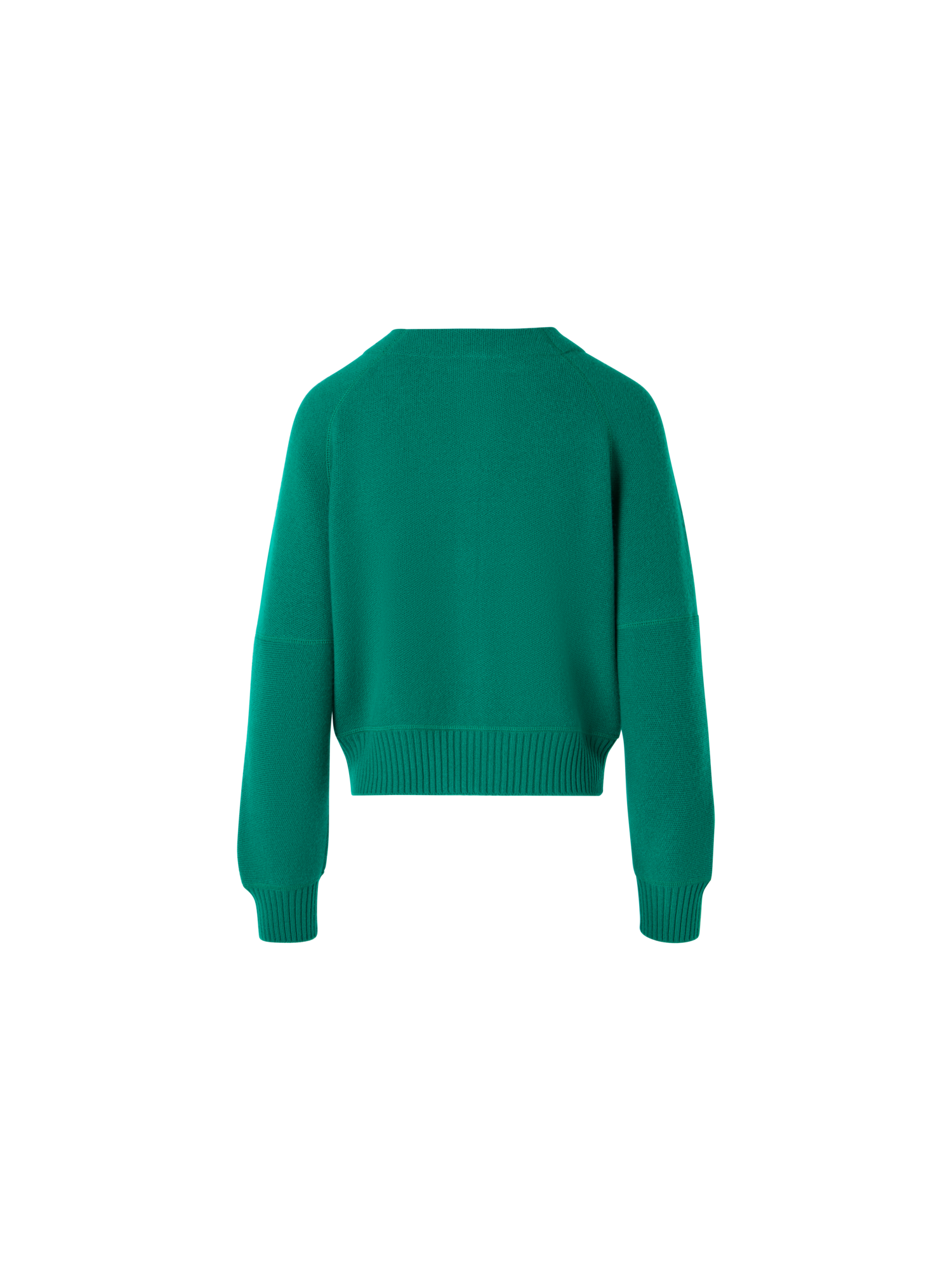 Designer Strickjacke aus Kaschmir-Piqué - Grün