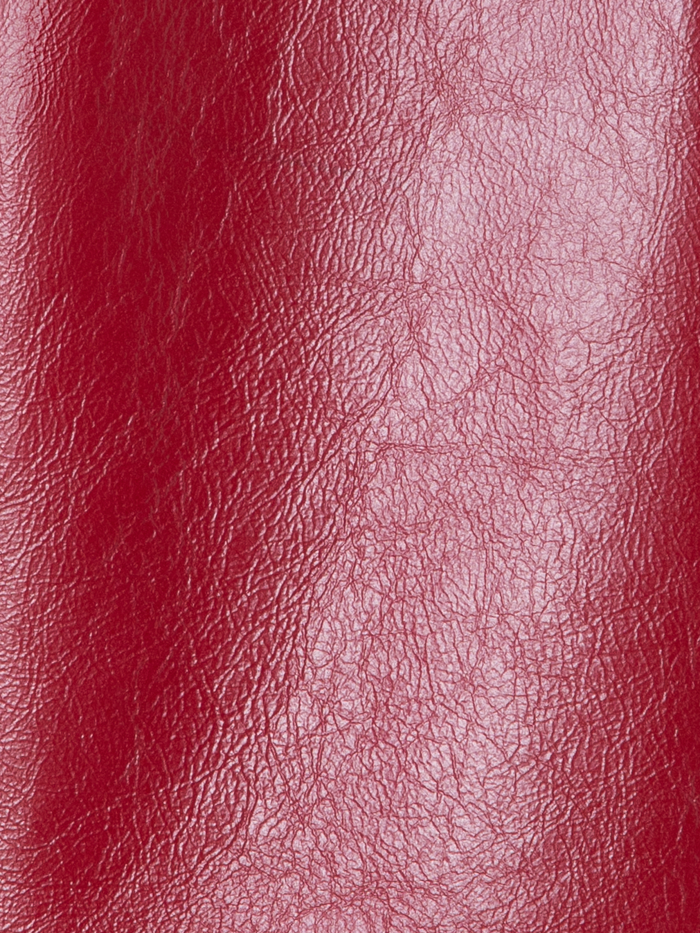 Designer Kurze Bomberjacke aus lackiertem Leder - Rot