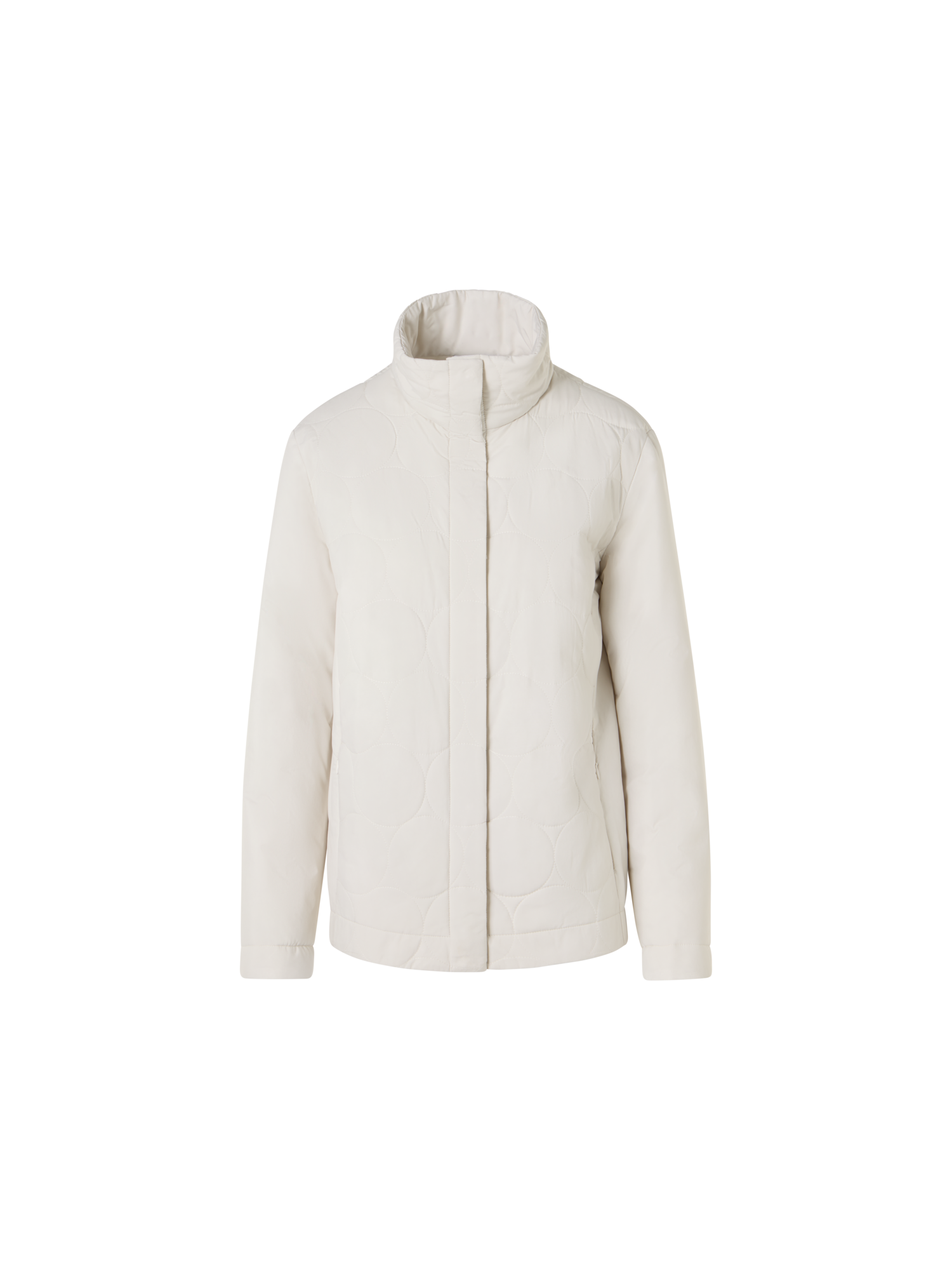 Designer Jacke mit charakteristischer Dot Steppung - Ecru - Beige