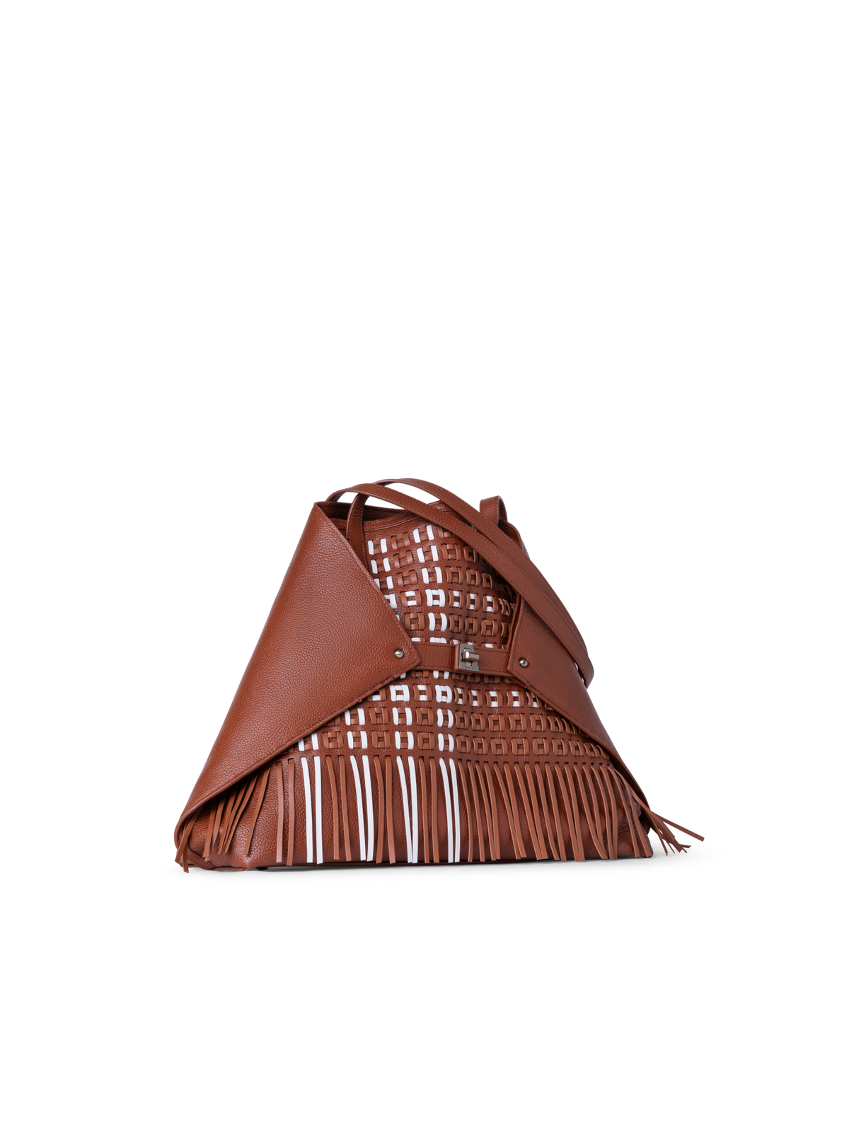 Designer Ai Medium Shoulder Tote - Braun - Bunt