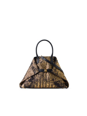 Designer Ai Small Henkeltasche - Bunt - Gold