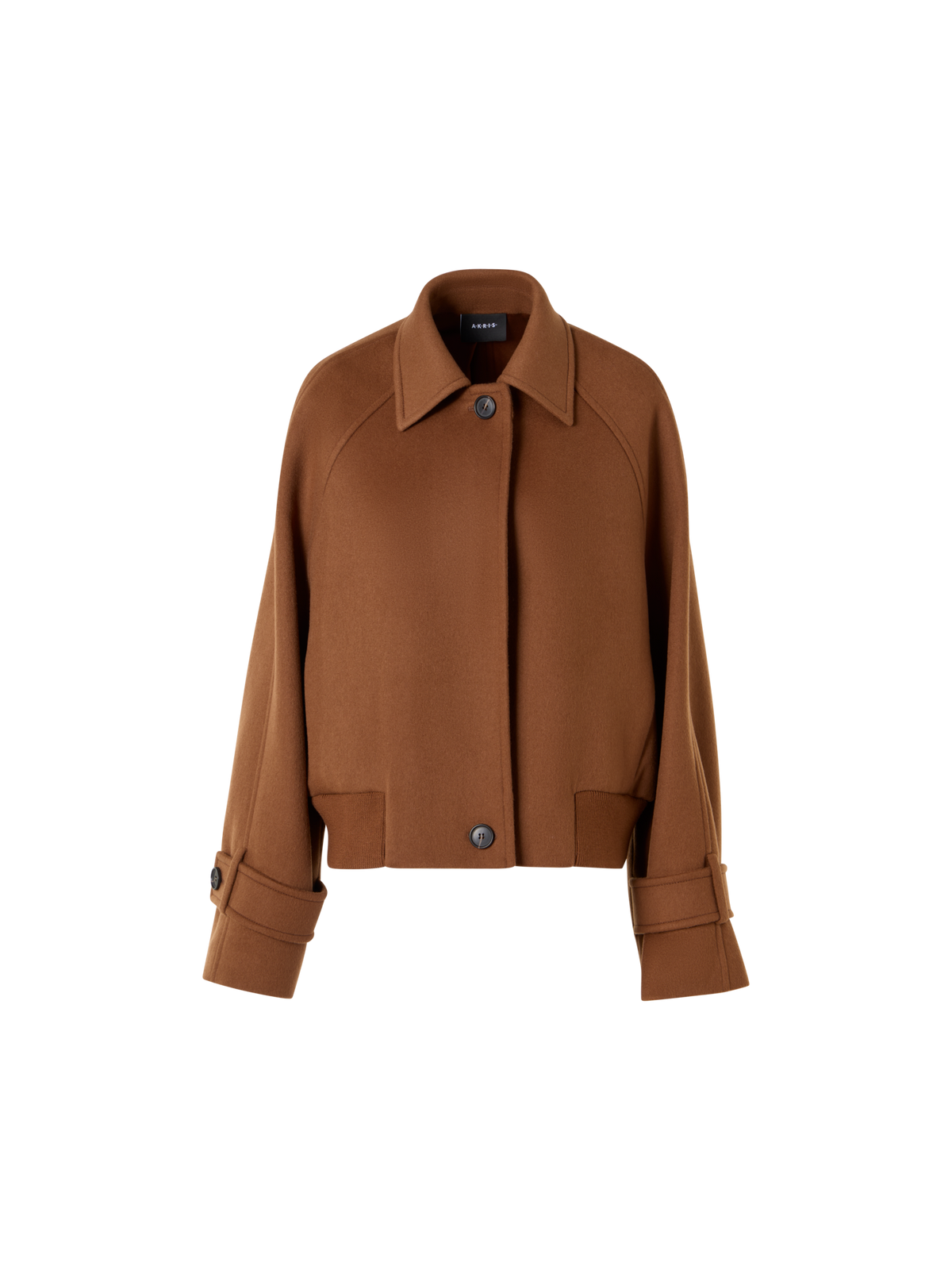 Designer Bomberjacke aus Kaschmir-Double-Face - Braun