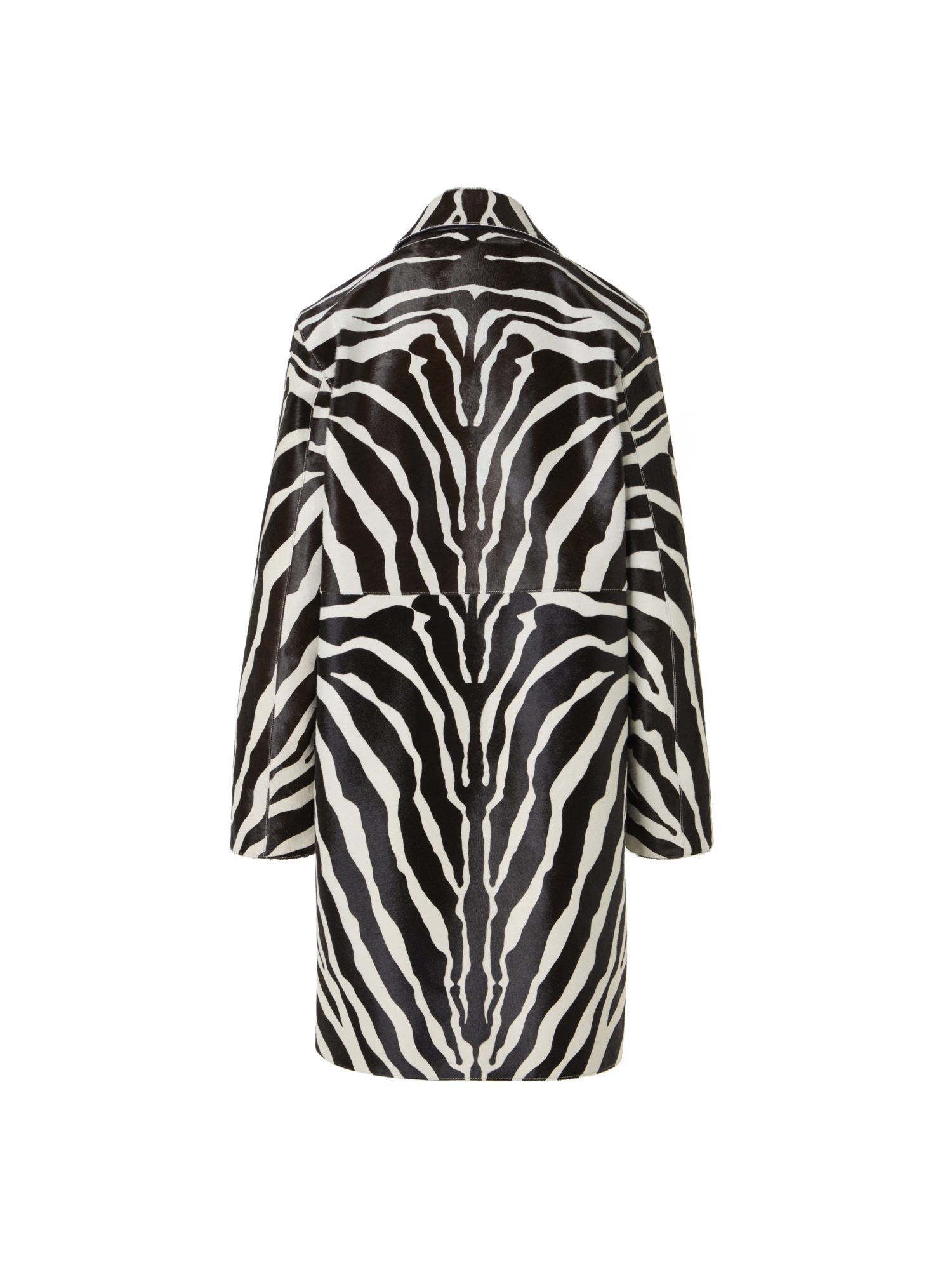 Designer Laron Kurzmantel aus Kalbsleder - Bunt
