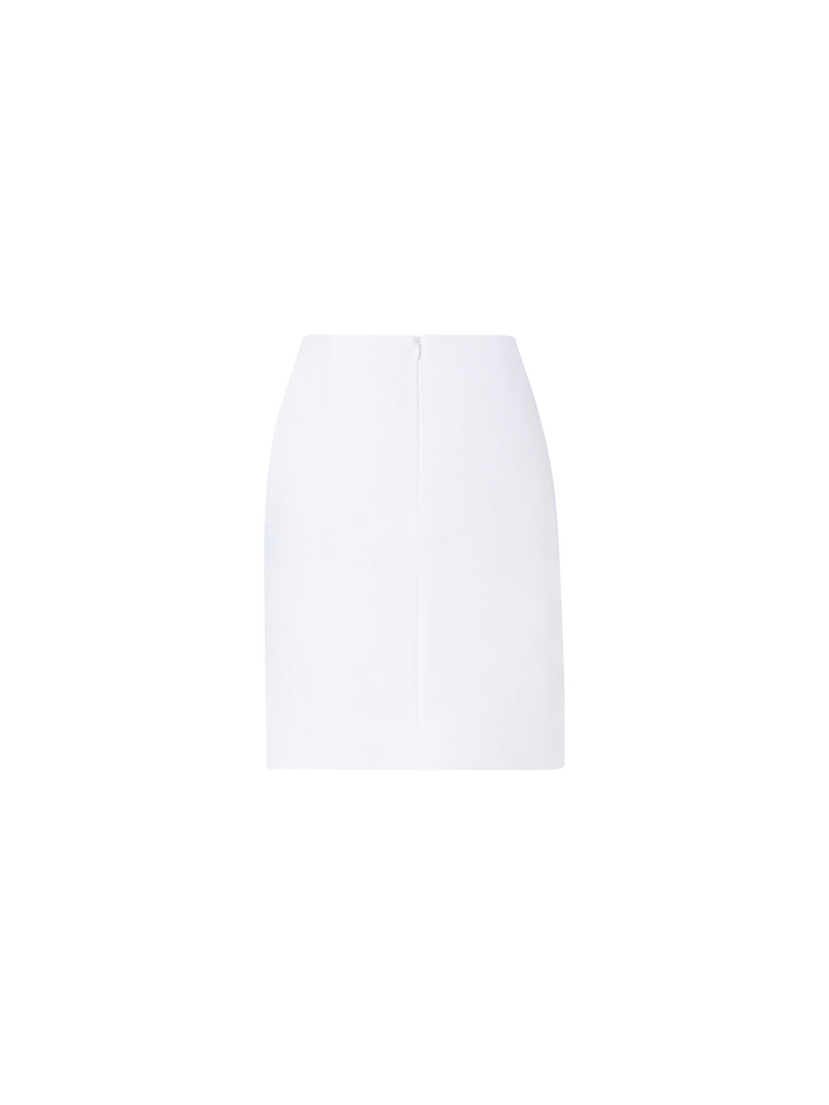Designer Jersey Minirock - Ecru - Weiss