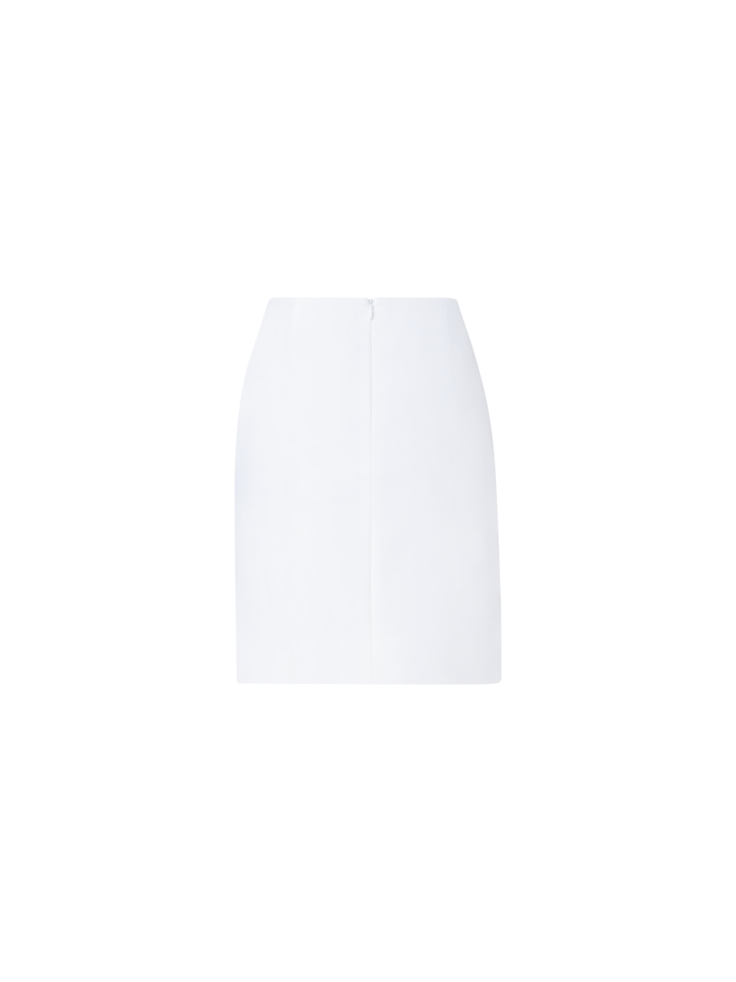 Designer Jersey Minirock - Ecru - Weiss